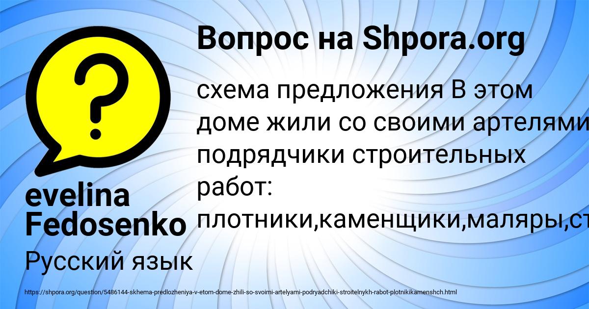 Картинка с текстом вопроса от пользователя evelina Fedosenko