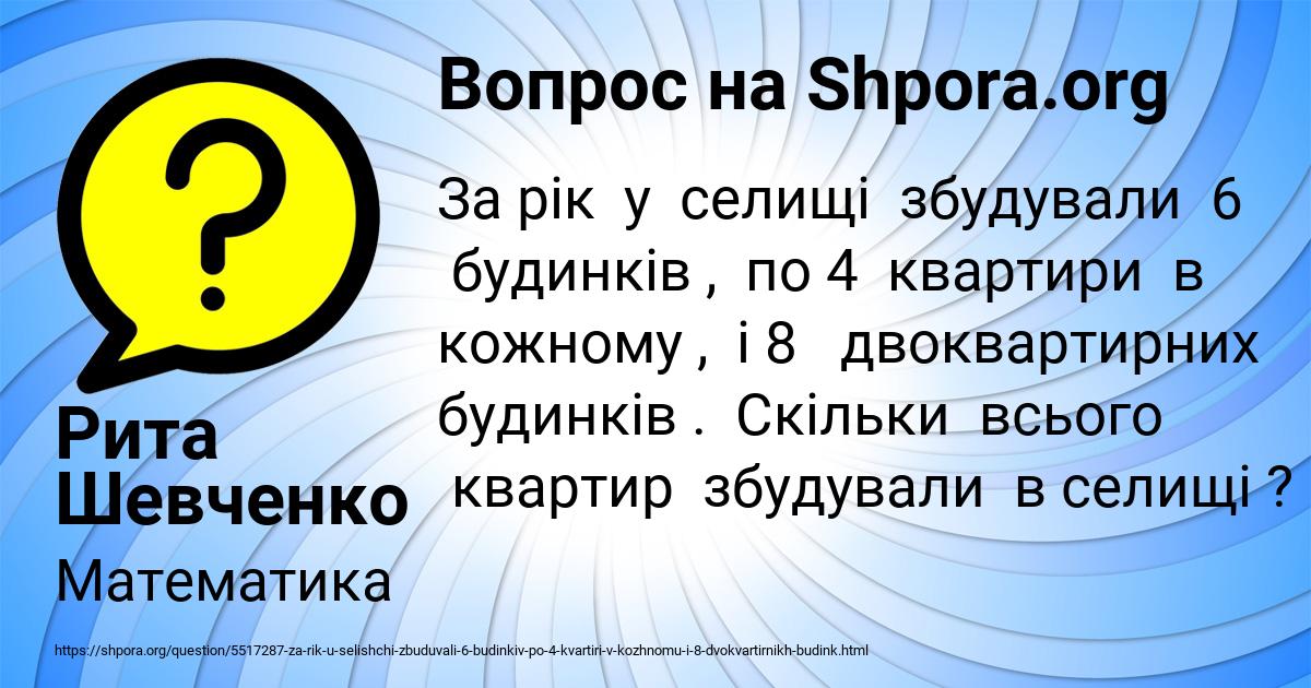 Картинка с текстом вопроса от пользователя Рита Шевченко