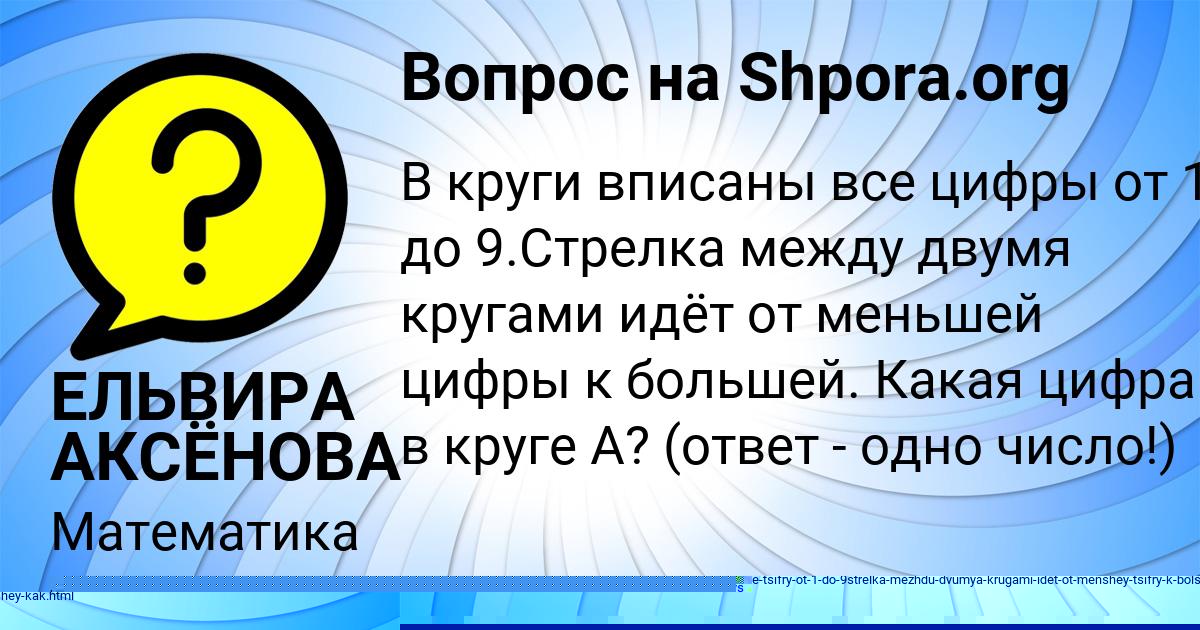 Картинка с текстом вопроса от пользователя Rumiya Moskal