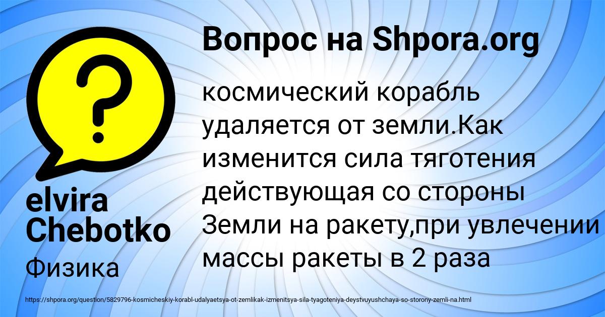 Картинка с текстом вопроса от пользователя elvira Chebotko