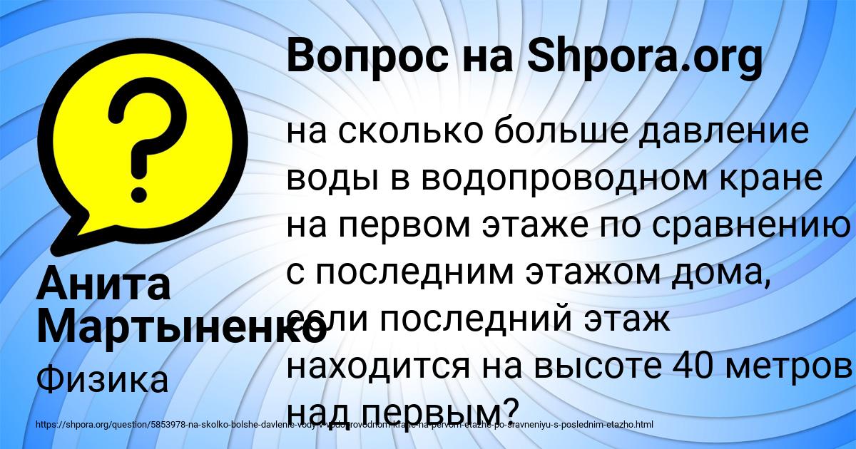 Картинка с текстом вопроса от пользователя Анита Мартыненко
