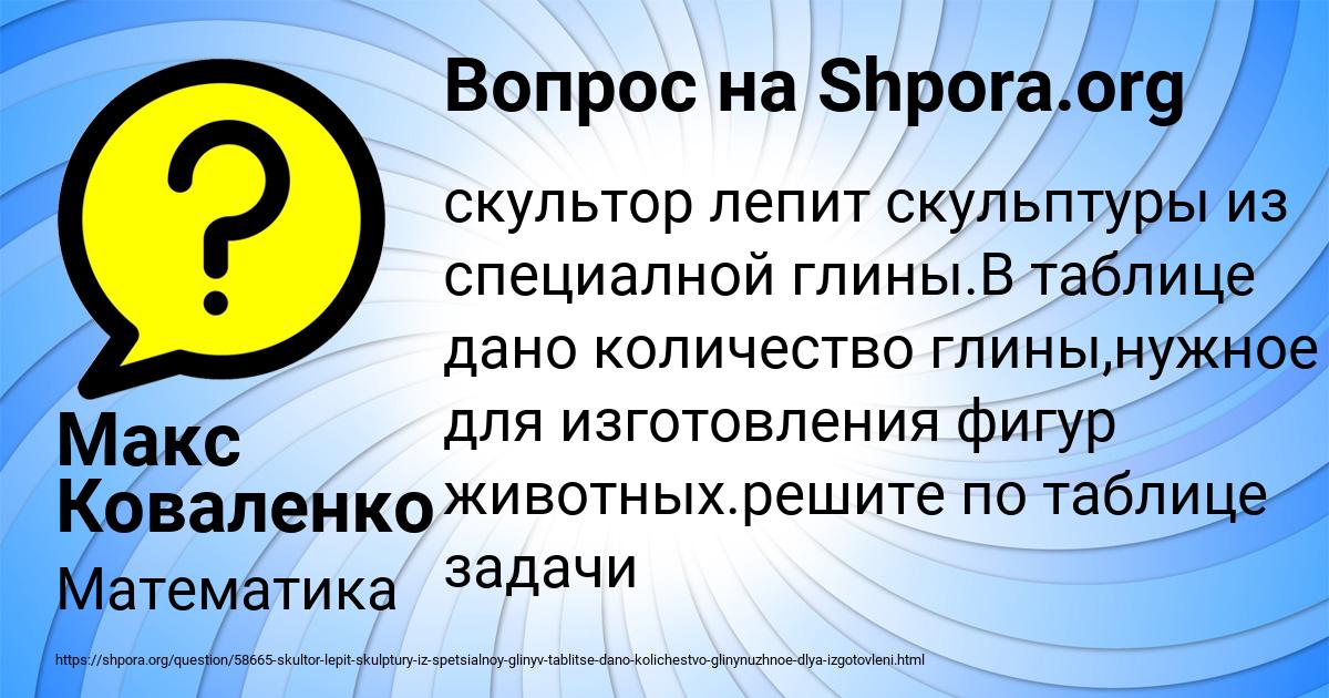 Картинка с текстом вопроса от пользователя Макс Коваленко