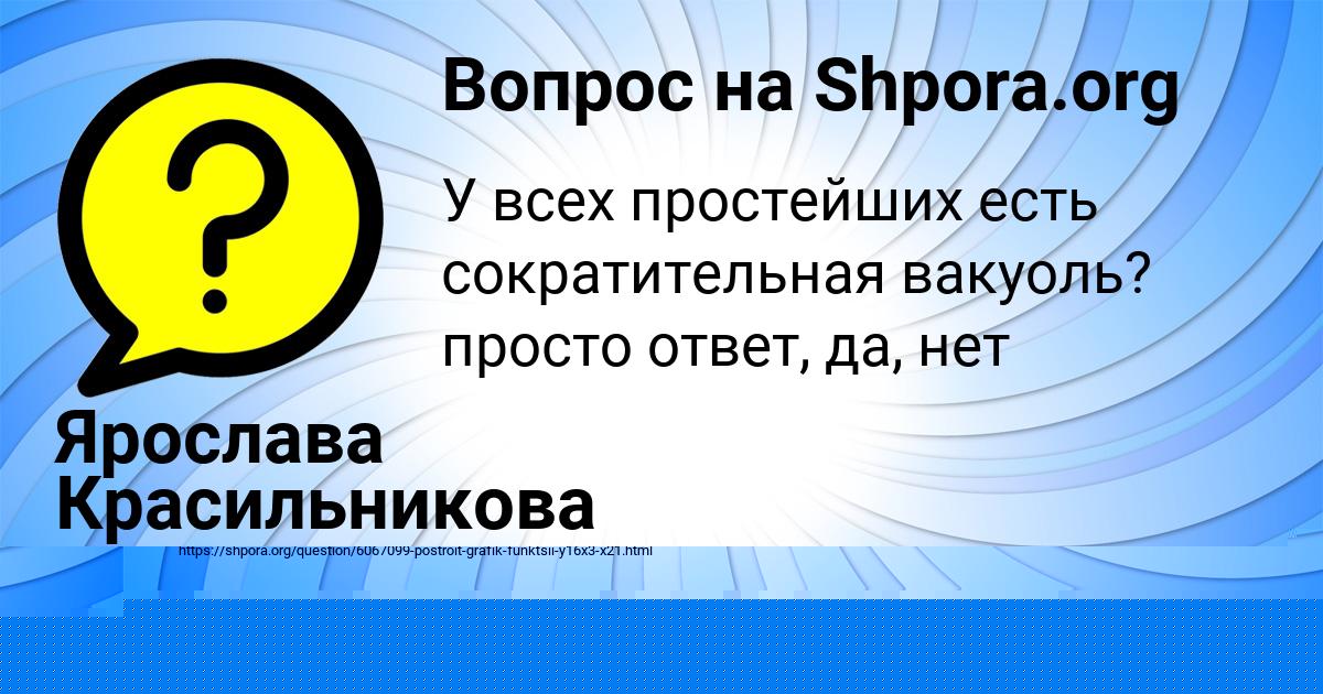 Картинка с текстом вопроса от пользователя Ярослава Красильникова