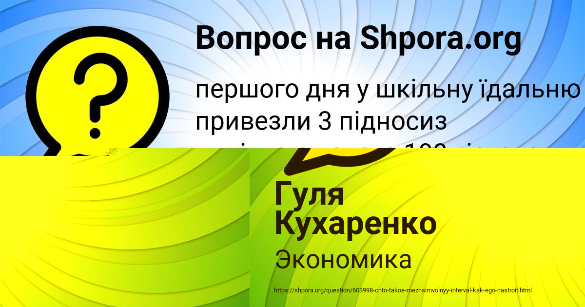 Картинка с текстом вопроса от пользователя Ника Зубкова