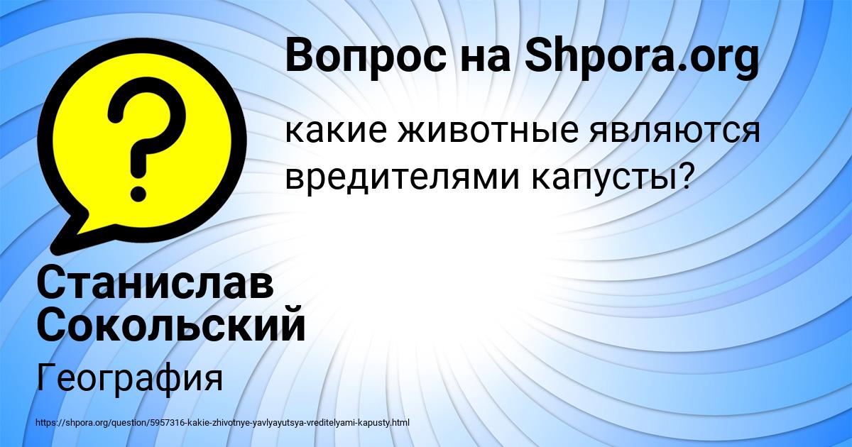 Картинка с текстом вопроса от пользователя Станислав Сокольский