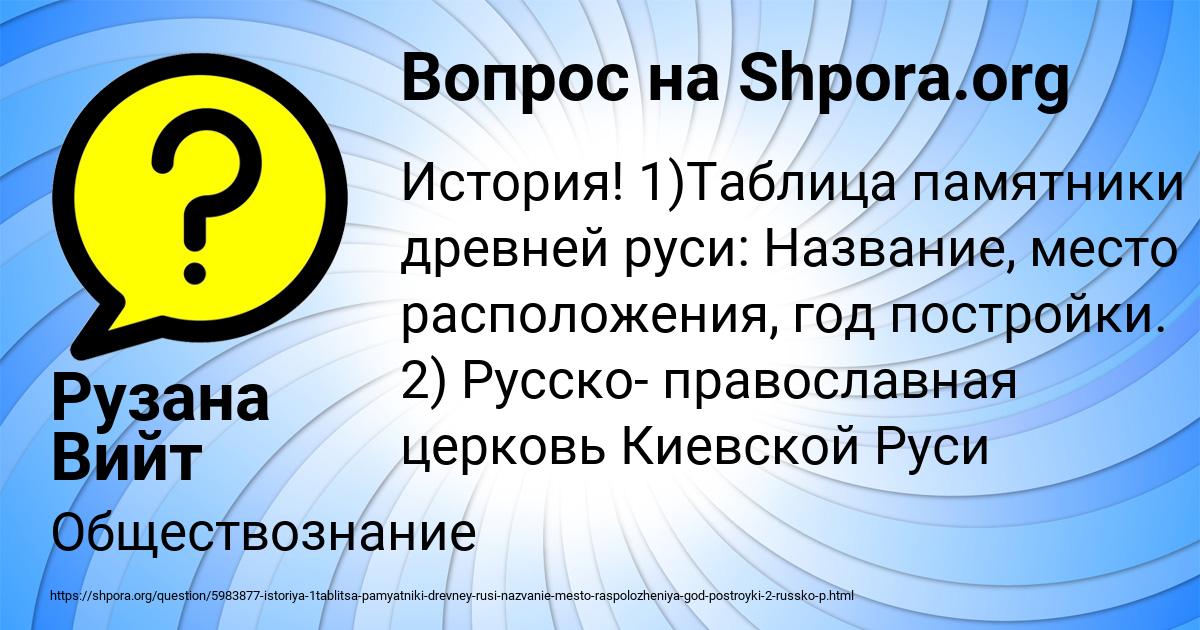 Картинка с текстом вопроса от пользователя Рузана Вийт