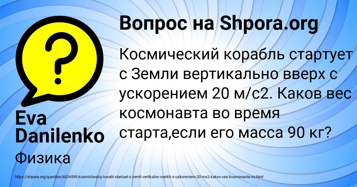 Картинка с текстом вопроса от пользователя Eva Danilenko