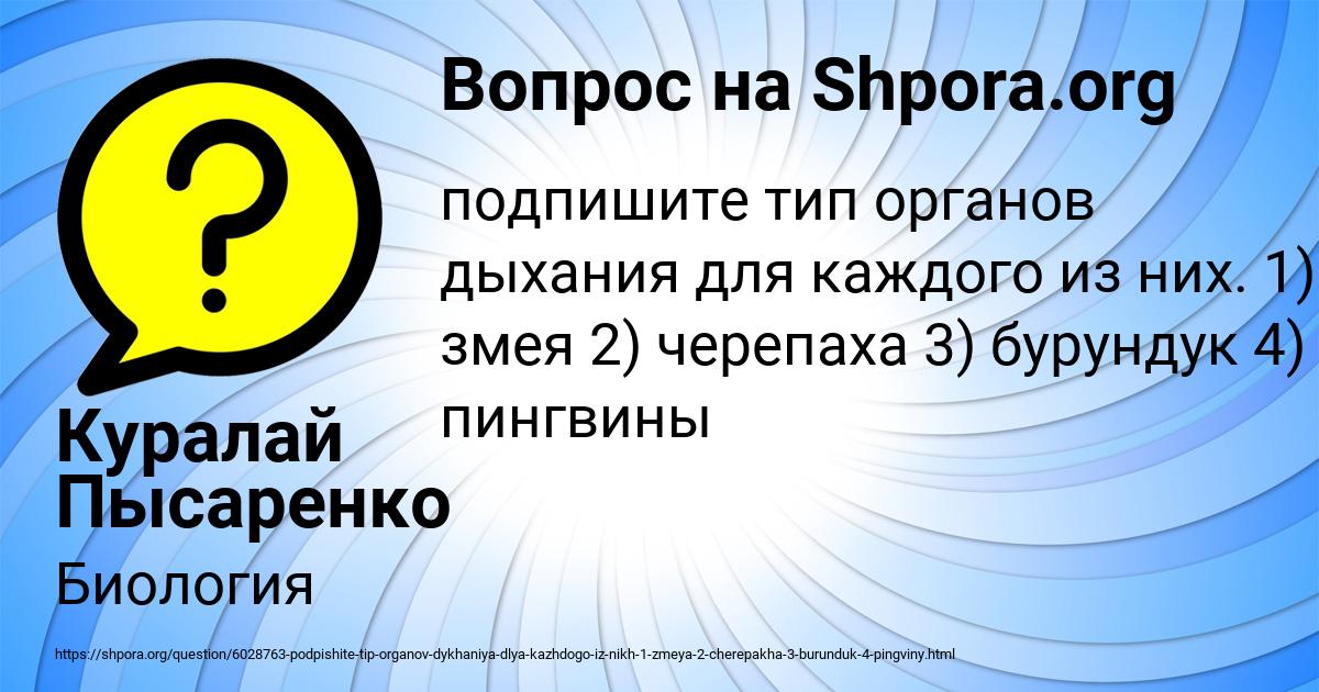 Картинка с текстом вопроса от пользователя Куралай Пысаренко