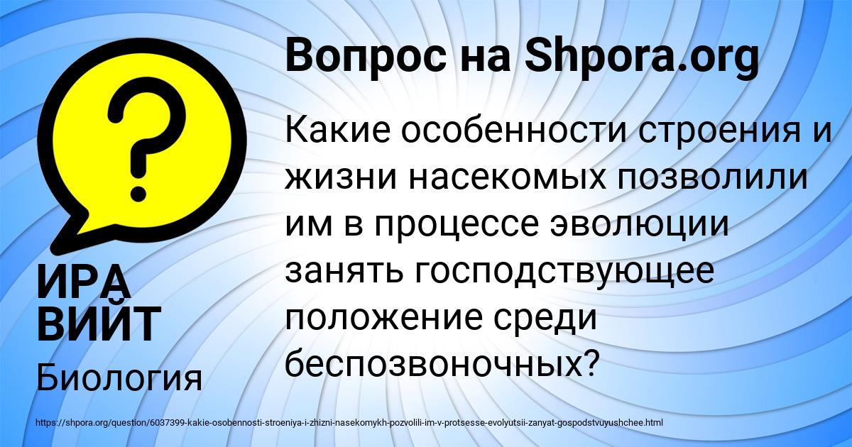 Картинка с текстом вопроса от пользователя ИРА ВИЙТ