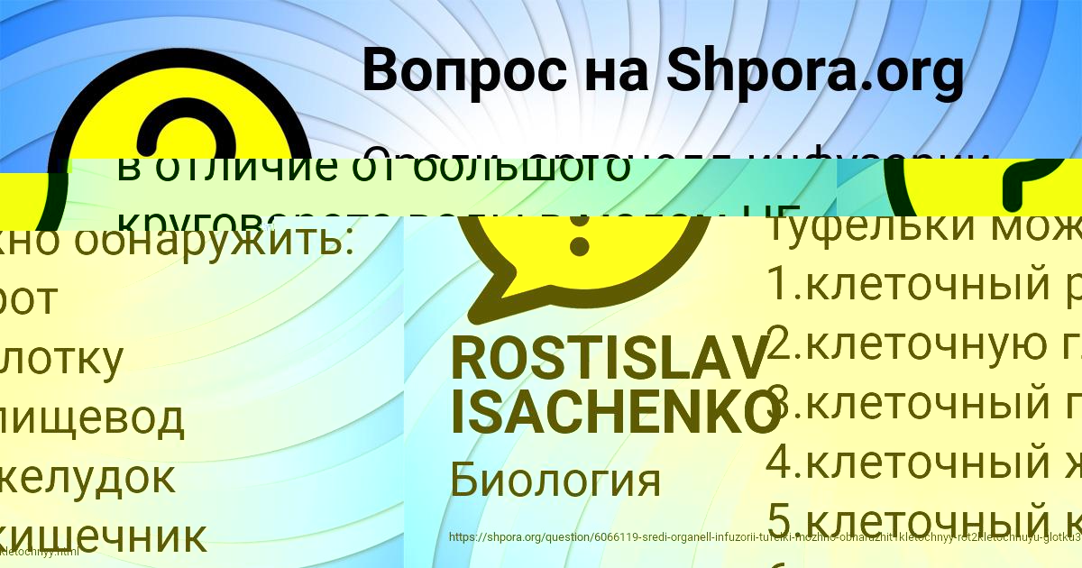 Картинка с текстом вопроса от пользователя ROSTISLAV ISACHENKO