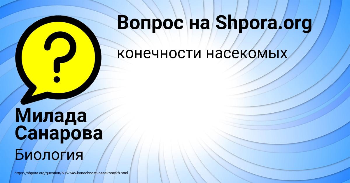 Картинка с текстом вопроса от пользователя Милада Санарова