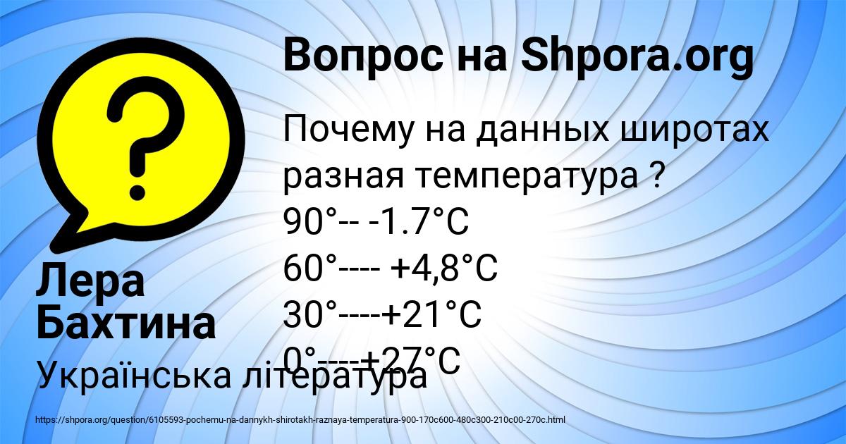 Картинка с текстом вопроса от пользователя Лера Бахтина