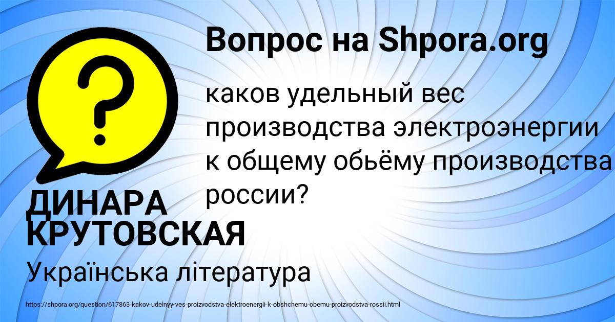 Картинка с текстом вопроса от пользователя ДИНАРА КРУТОВСКАЯ