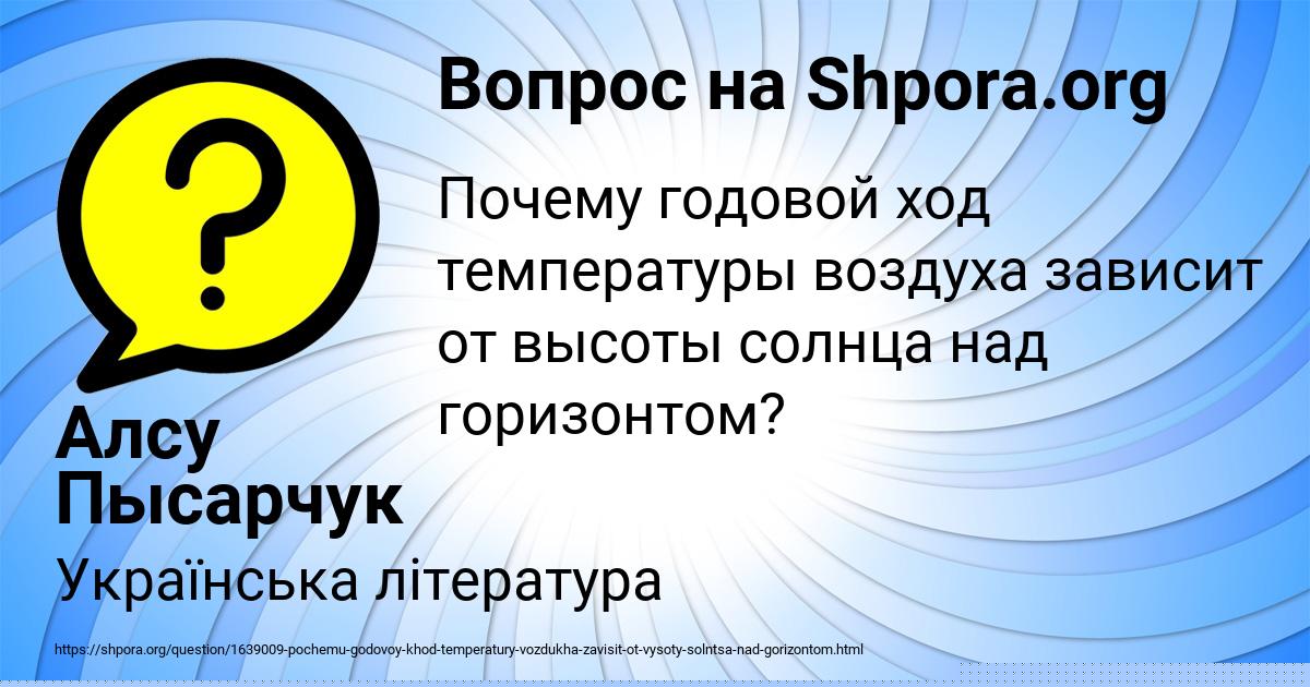 Картинка с текстом вопроса от пользователя Уля Миронова