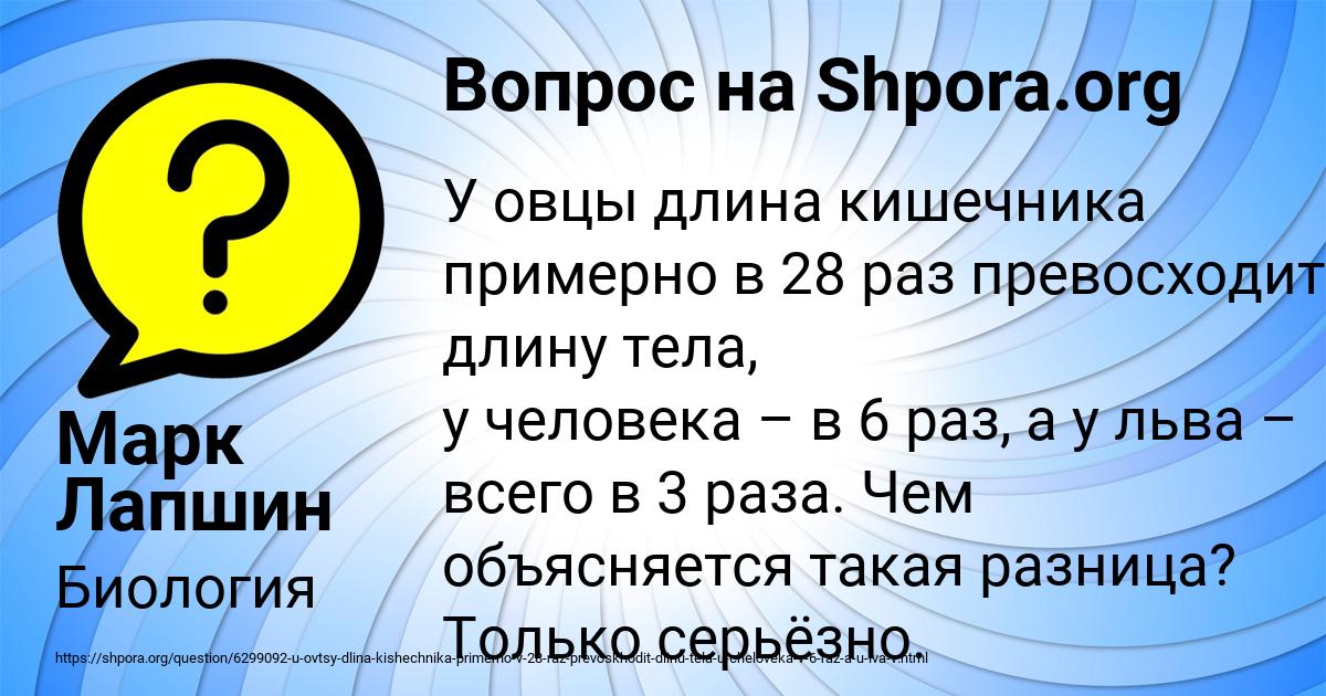 Картинка с текстом вопроса от пользователя Марк Лапшин