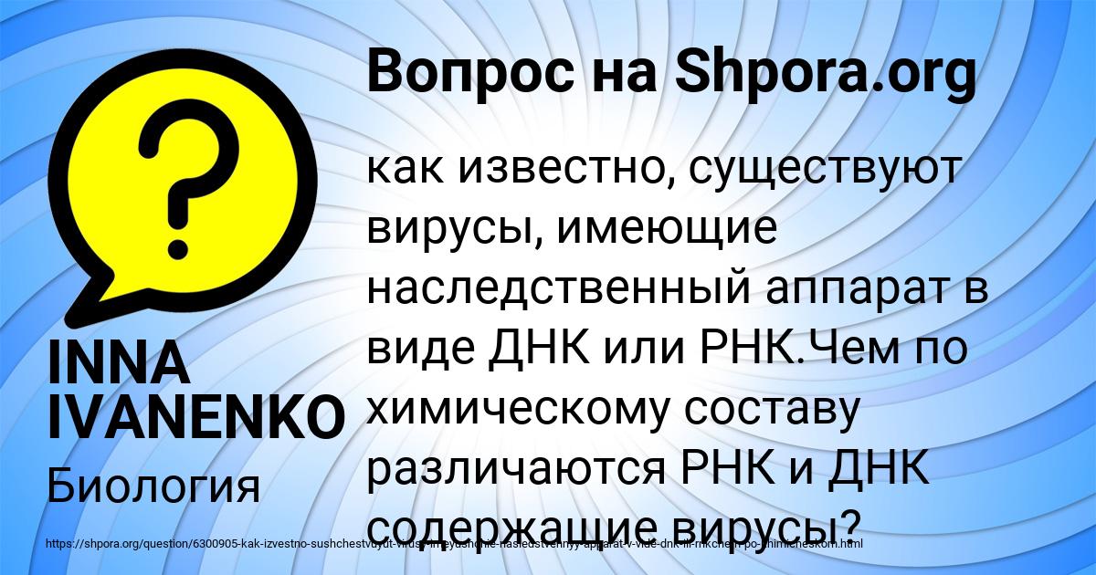 Картинка с текстом вопроса от пользователя INNA IVANENKO