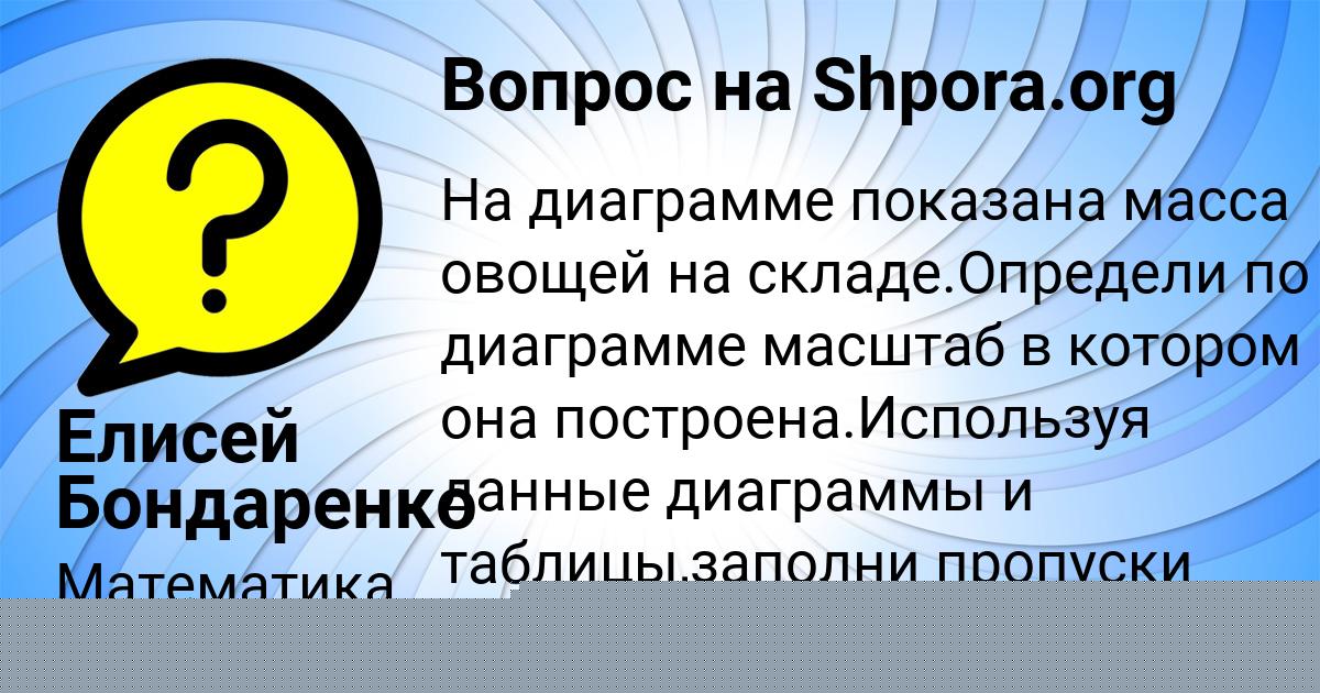 Картинка с текстом вопроса от пользователя Алсу Сковорода
