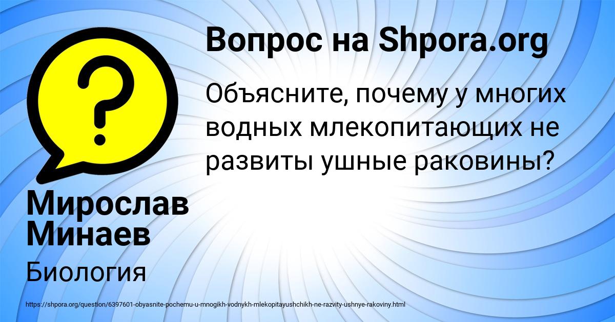 Картинка с текстом вопроса от пользователя Мирослав Минаев