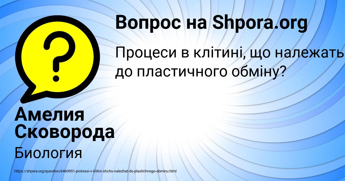 Картинка с текстом вопроса от пользователя Амелия Сковорода