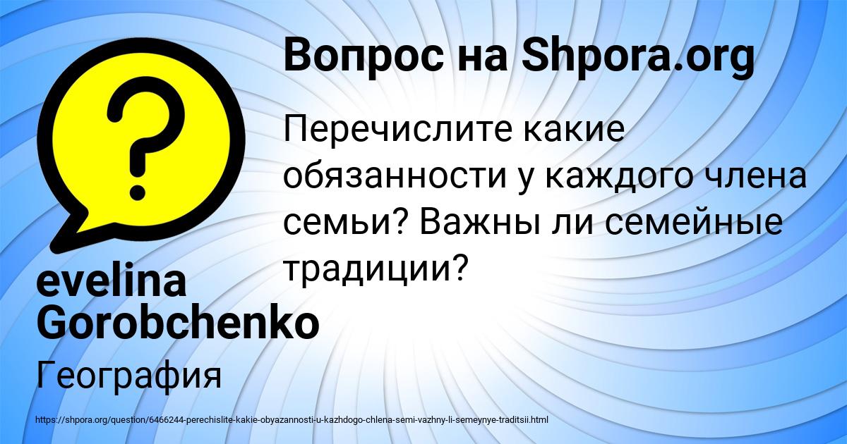 Картинка с текстом вопроса от пользователя evelina Gorobchenko