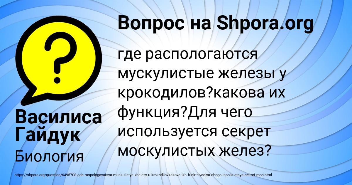 Картинка с текстом вопроса от пользователя Василиса Гайдук