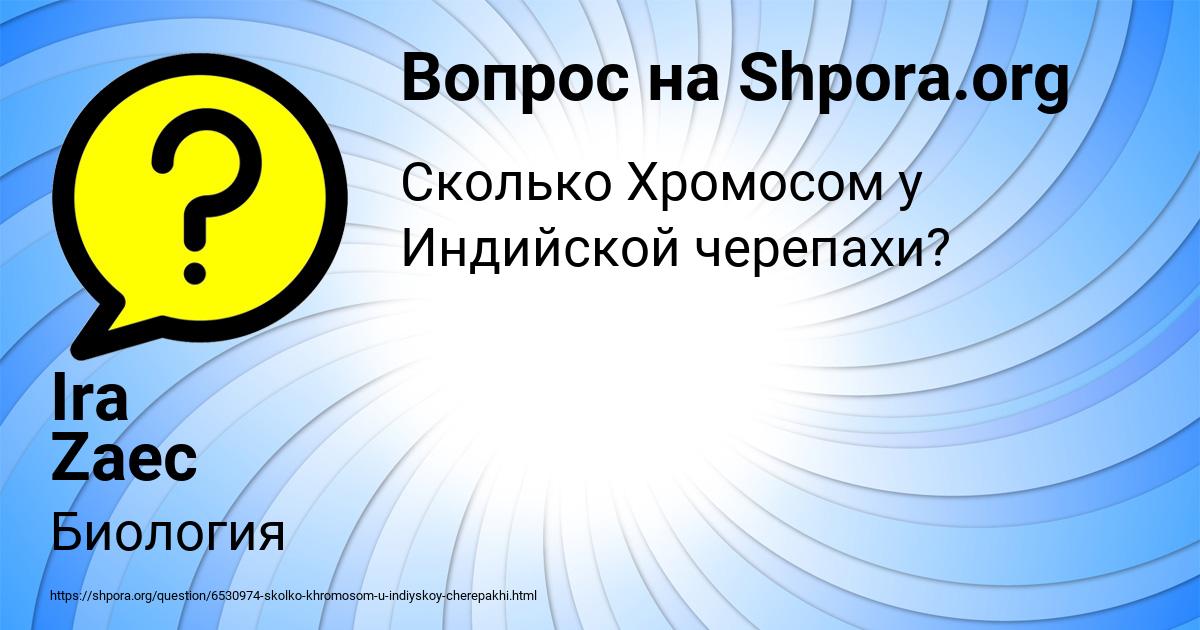 Картинка с текстом вопроса от пользователя Ira Zaec