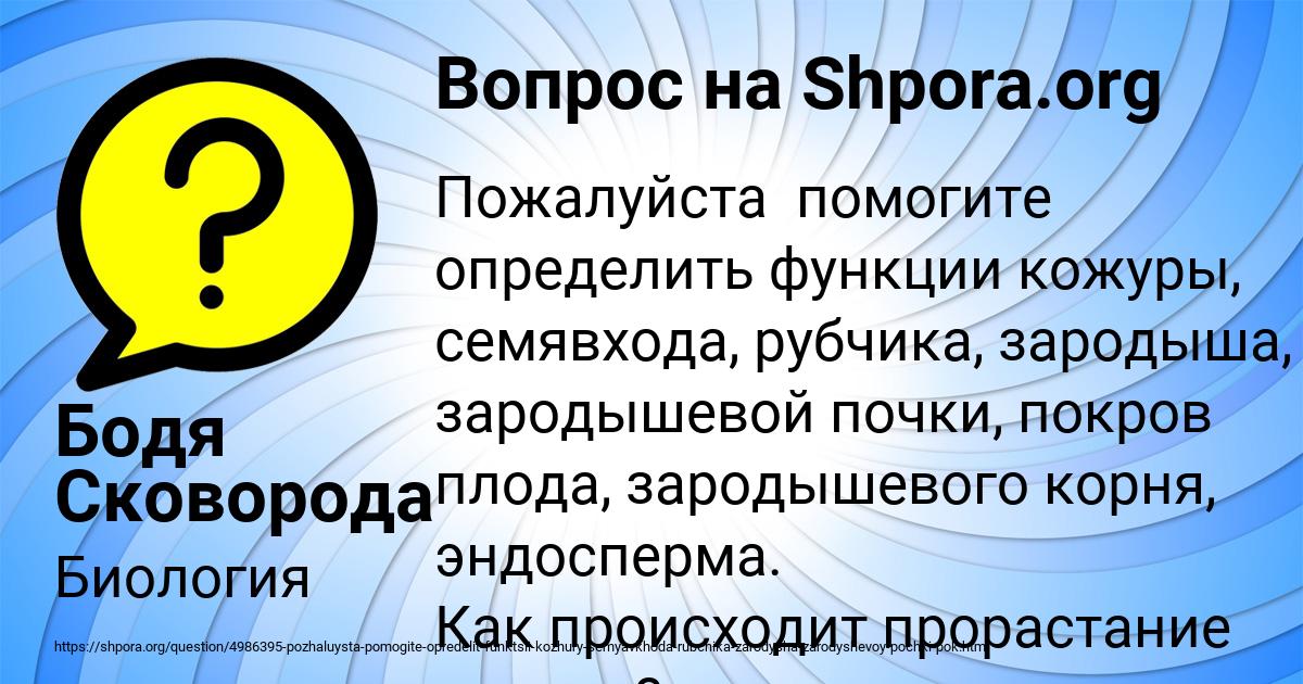 Картинка с текстом вопроса от пользователя KSYUSHA LUKYANENKO