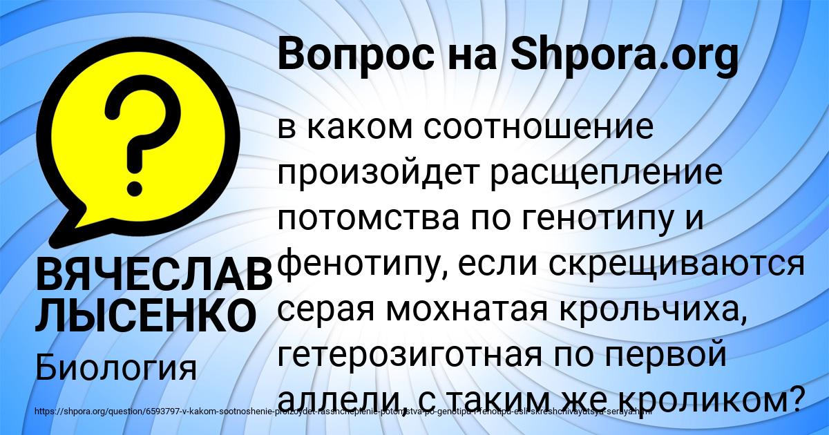 Картинка с текстом вопроса от пользователя ВЯЧЕСЛАВ ЛЫСЕНКО