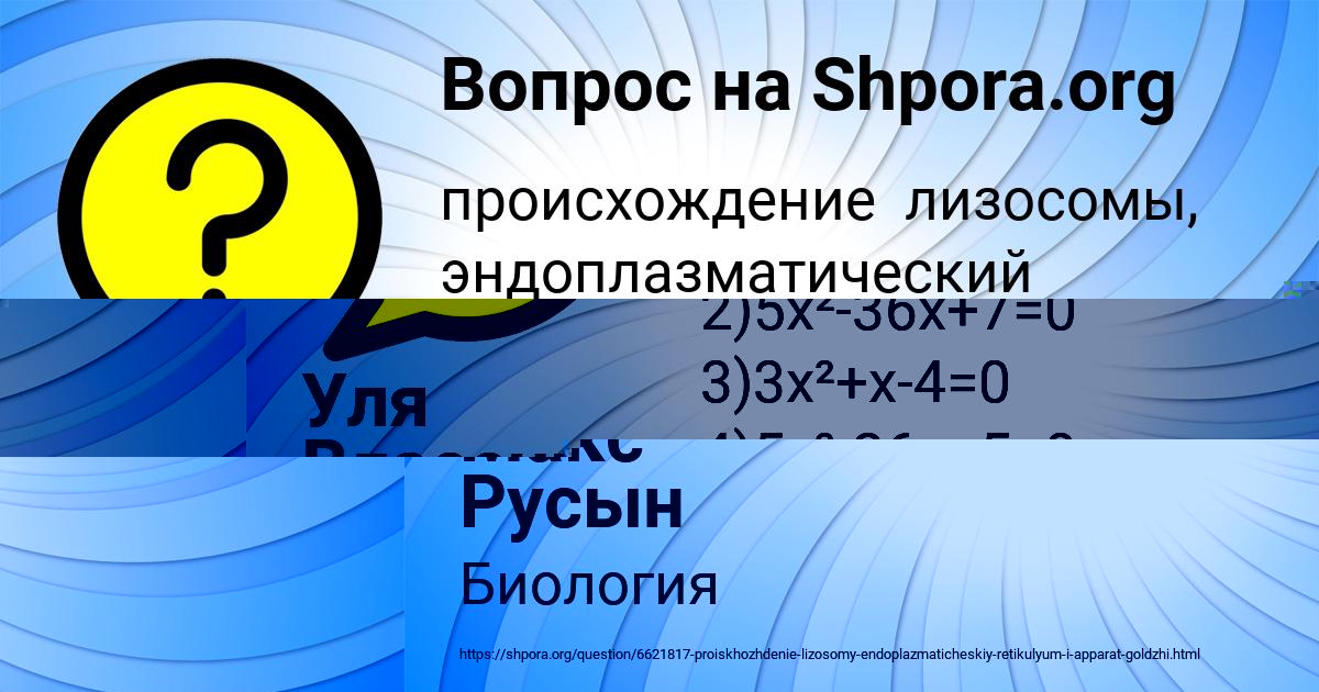 Картинка с текстом вопроса от пользователя Макс Русын