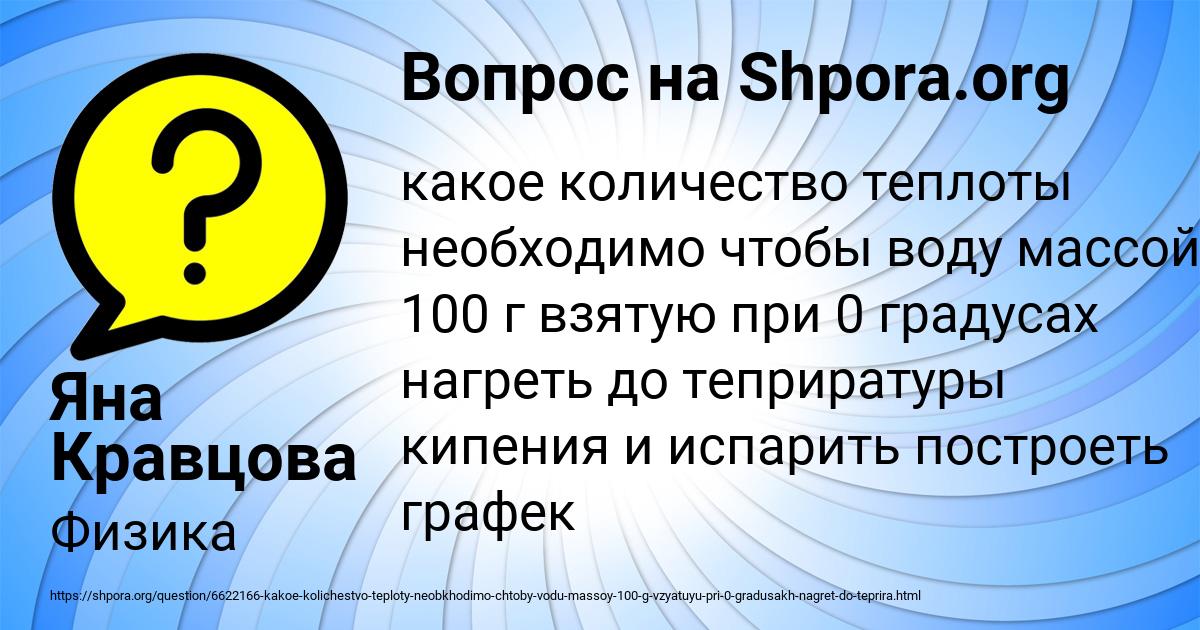 Картинка с текстом вопроса от пользователя Яна Кравцова