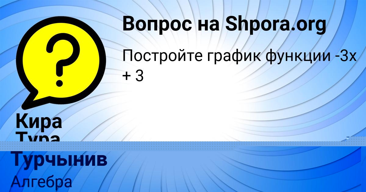 Картинка с текстом вопроса от пользователя Ринат Турчынив