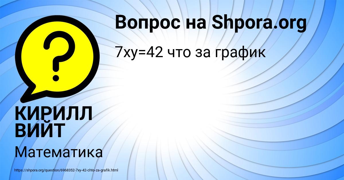 Картинка с текстом вопроса от пользователя КИРИЛЛ ВИЙТ