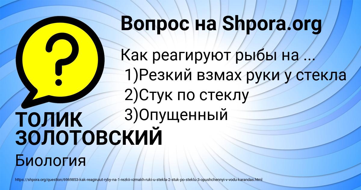 Картинка с текстом вопроса от пользователя ТОЛИК ЗОЛОТОВСКИЙ
