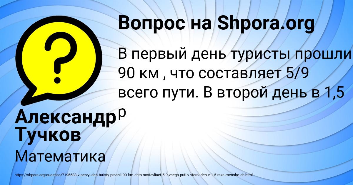 Картинка с текстом вопроса от пользователя Александр Тучков