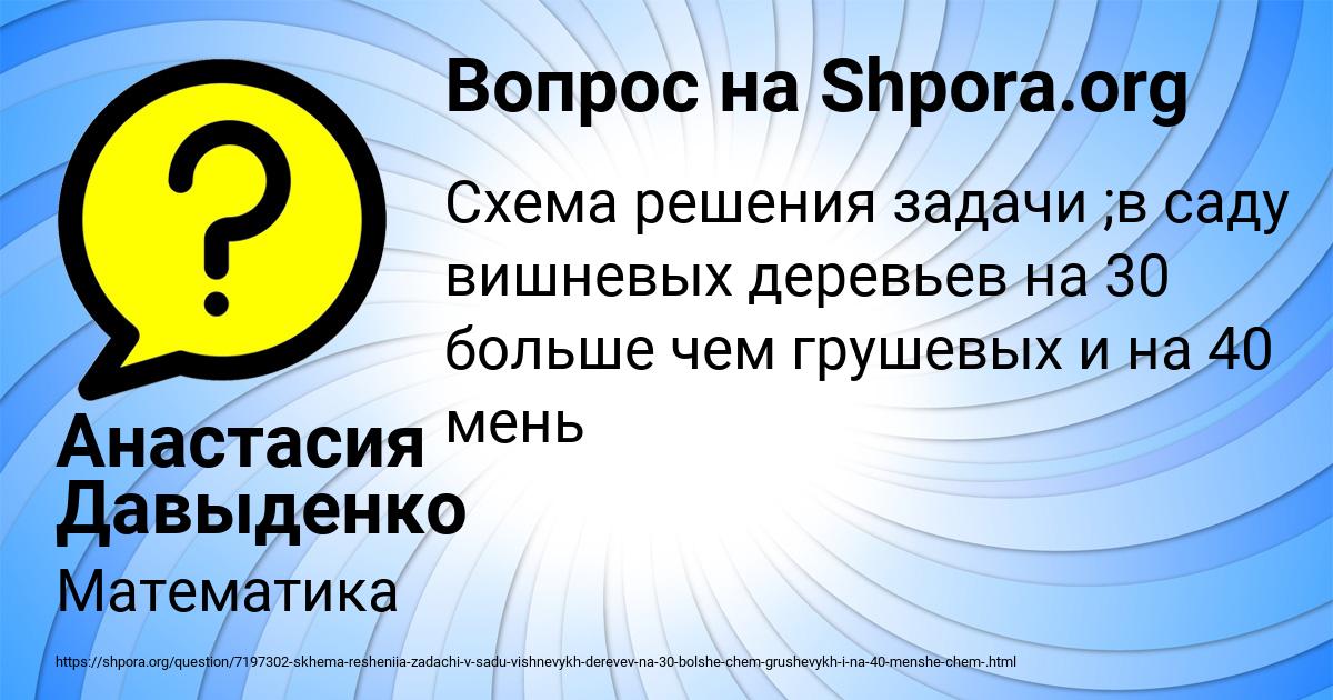 Картинка с текстом вопроса от пользователя Анастасия Давыденко