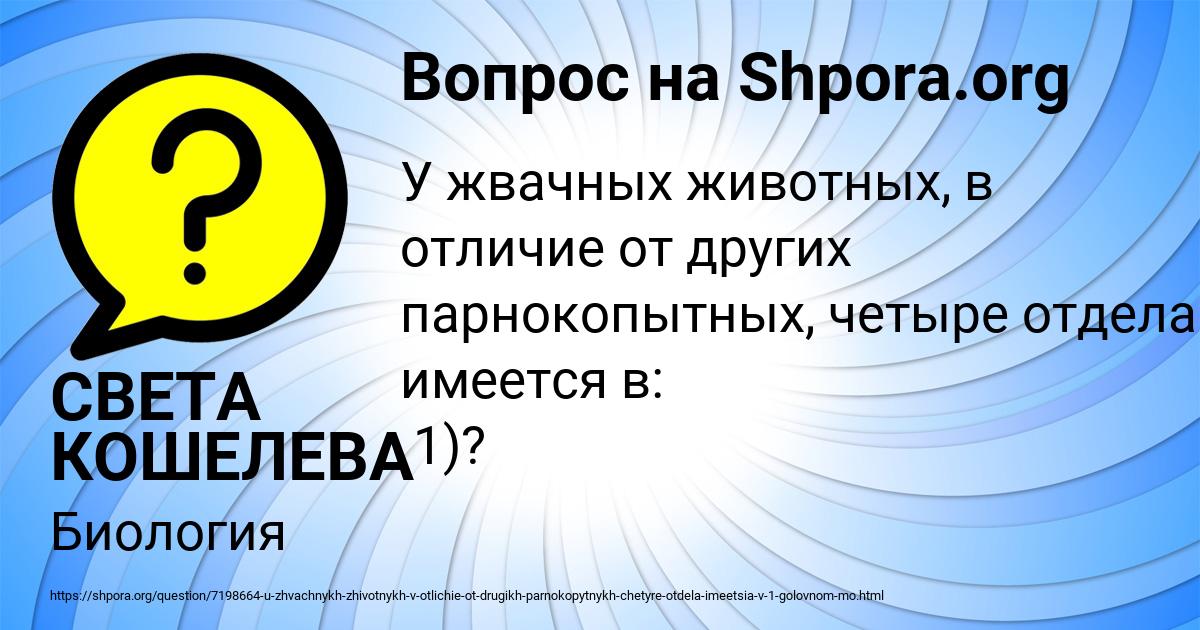 Картинка с текстом вопроса от пользователя СВЕТА КОШЕЛЕВА