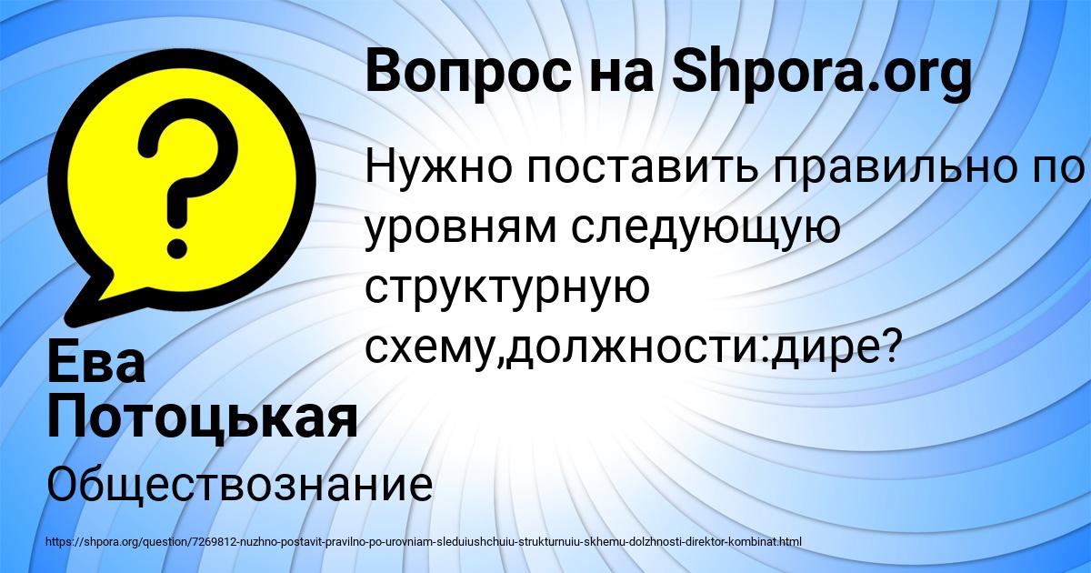 Картинка с текстом вопроса от пользователя Ева Потоцькая