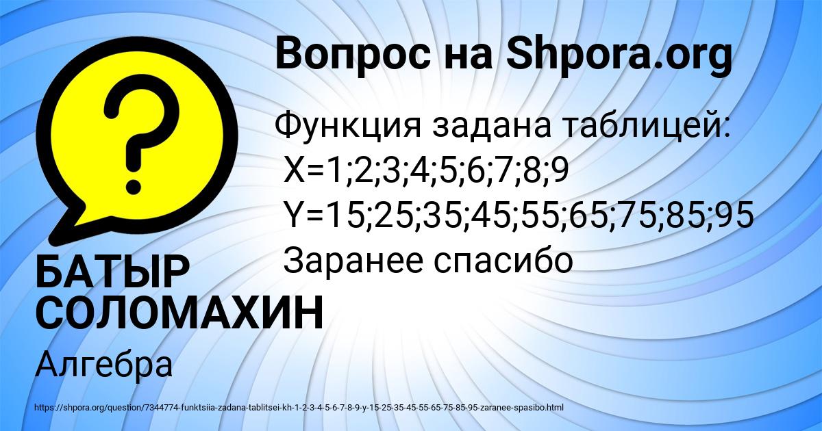 Картинка с текстом вопроса от пользователя БАТЫР СОЛОМАХИН