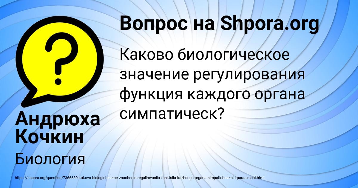 Картинка с текстом вопроса от пользователя Андрюха Кочкин
