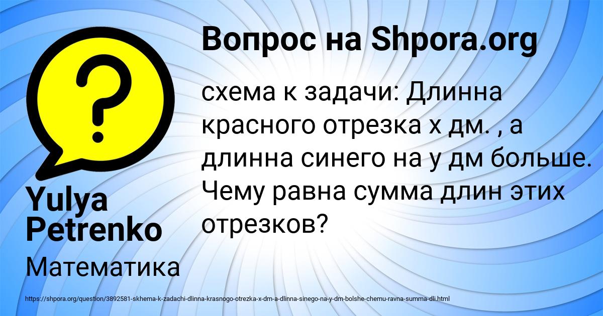 Картинка с текстом вопроса от пользователя Леся Зубкова