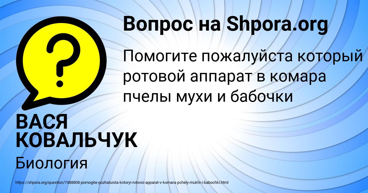 Картинка с текстом вопроса от пользователя ВАСЯ КОВАЛЬЧУК