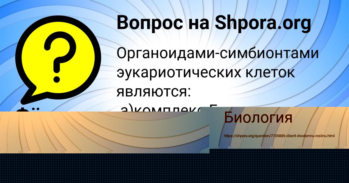 Картинка с текстом вопроса от пользователя Фёдор Левченко