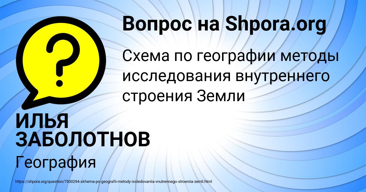 Картинка с текстом вопроса от пользователя ИЛЬЯ ЗАБОЛОТНОВ