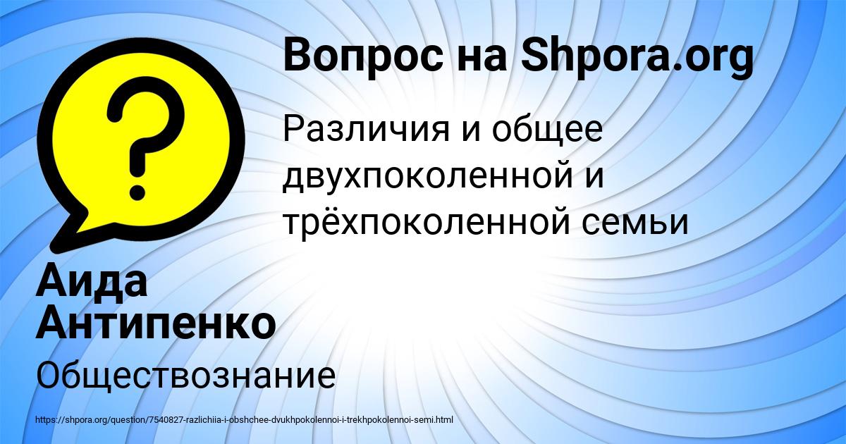 Картинка с текстом вопроса от пользователя Аида Антипенко