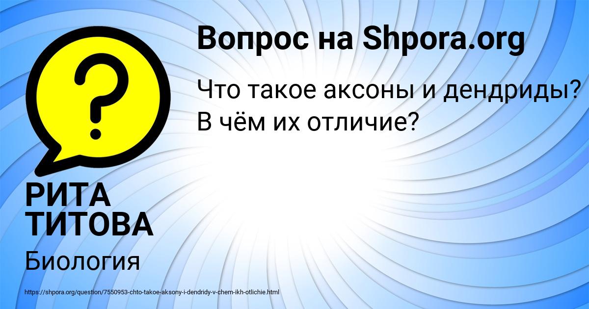 Картинка с текстом вопроса от пользователя РИТА ТИТОВА