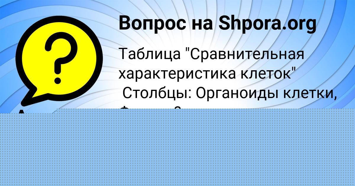 Картинка с текстом вопроса от пользователя Амелия Зубкова