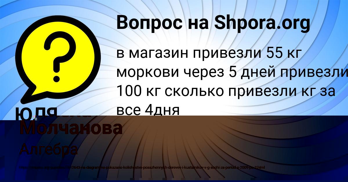 Картинка с текстом вопроса от пользователя Анжела Молчанова