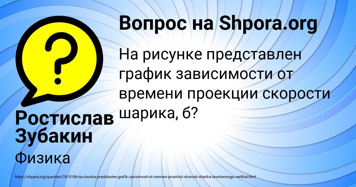 Картинка с текстом вопроса от пользователя Ростислав Зубакин