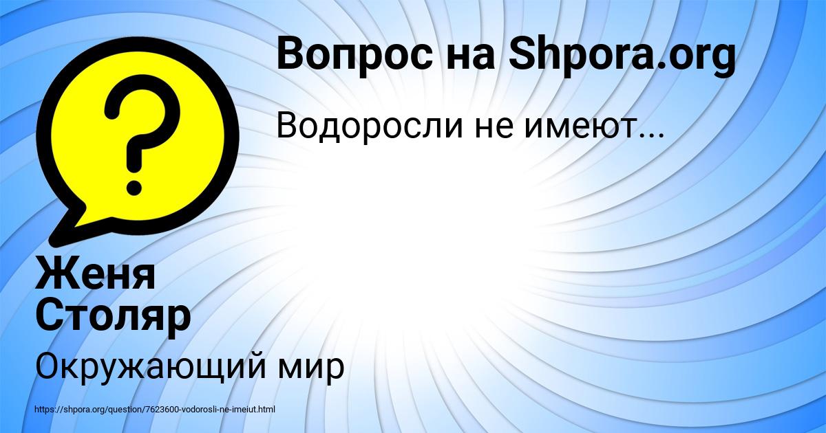 Картинка с текстом вопроса от пользователя Женя Столяр
