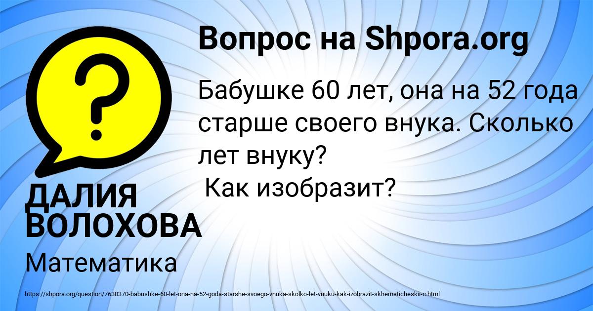 Картинка с текстом вопроса от пользователя ДАЛИЯ ВОЛОХОВА